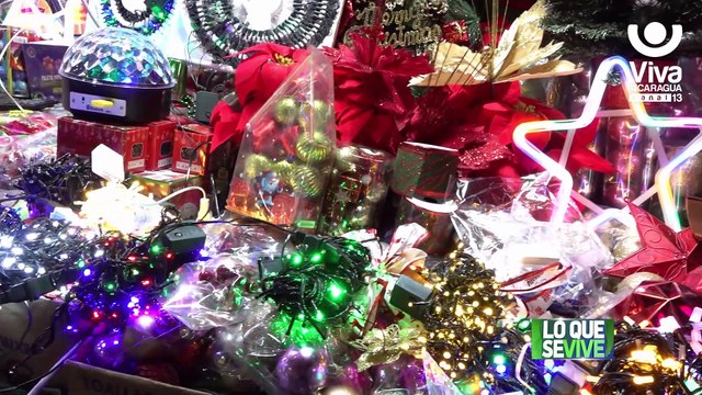 Mercado Roberto Huembes con amplia variedad en productos navideños