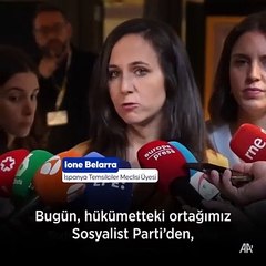 İspanyol Bakan Belarra: İsrail ile diplomatik ilişkiler askıya alınmalı