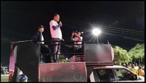 Pai da PM morta em acidente de trânsito faz discurso em manifestação