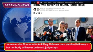Joran van der Sloot admits to killing Alabama teen Natalee Holloway