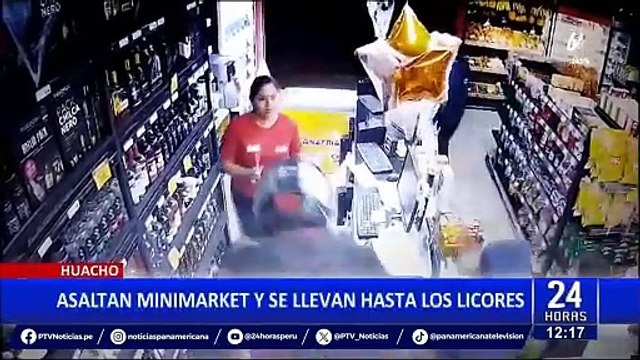 Huacho: Delincuentes asaltaron minimarkert durante partido de Perú y Argentina