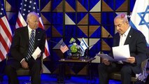 ABD Başkanı Biden, İsrail Başbakanı Netanyahu ile görüşmede Gazze saldırısını değerlendirdi