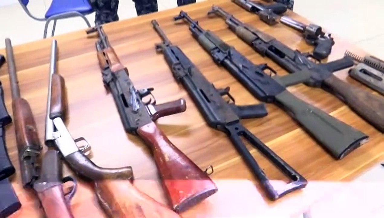 FIREARMS, AMMO SEIZED