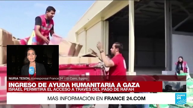 Informe desde El Cairo: Egipto confirmó el paso de ayuda hacia la Franja de Gaza