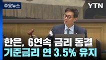 여섯 차례 연속 금리 동결...연 3.5% 유지 / YTN