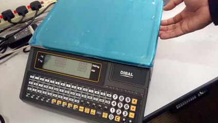 Steps to Install or Change Label for Dibal 500 Wind Series Price Scales Label