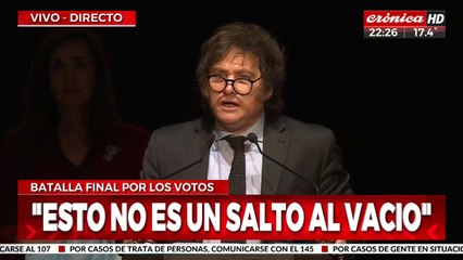 Milei: "Los países que son más libres son ocho veces más ricos que los reprimidos"