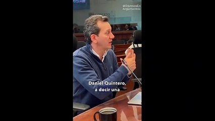 Alfredo Ramos critica la gestión de Daniel Quintero en programa de alimentación y hallazgos fiscales