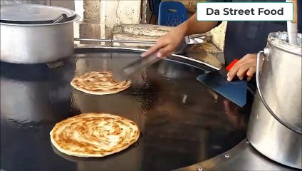 Famous Pizza Egg Paratha at Street Food