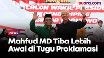 Terpisah dengan Ganjar Pranowo, Mahfud MD Tiba Lebih Awal di Tugu Proklamasi