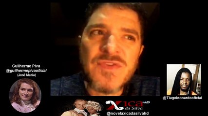 LIVE com Guilherme Piva (José Maria) (Live com atores da Novela Xica da Silva)