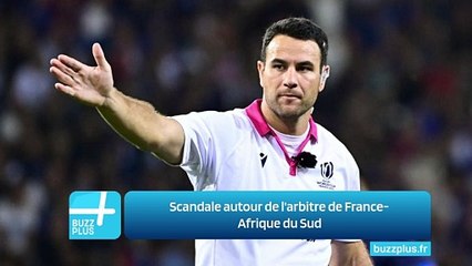 Scandale autour de l'arbitre de France-Afrique du Sud
