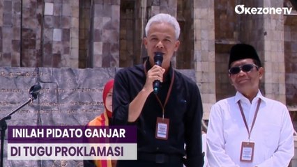 Pidato di Tugu Proklamasi, Ganjar Pranowo: Ini Bukan Tentang Ganjar Tapi Nasib Bangsa
