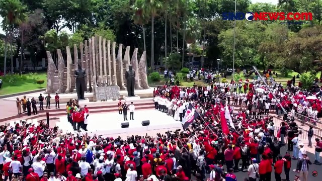 Ini Pidato Bacapres Perindo Ganjar Pranowo di Tugu Proklamasi