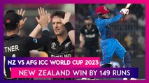 NZ vs AFG ICC World Cup 2023 Stat Highlights: New Zealand Continue Winning Run
