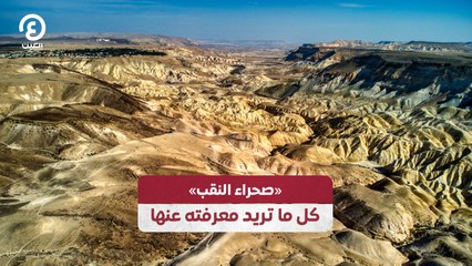 "صحراء النقب".. كل ما تريد معرفته عنها
