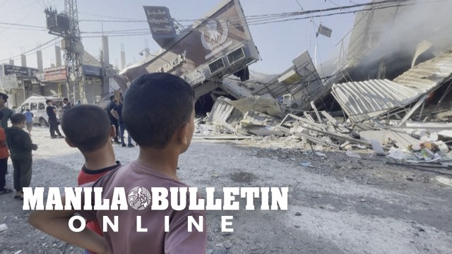 Aftermath of Israeli strike on Nuseirat refugee camp in Gaza