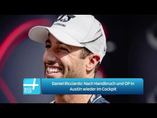 Daniel Ricciardo: Nach Handbruch und OP in Austin wieder im Cockpit