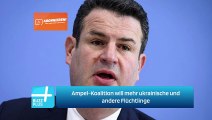 Ampel-Koalition will mehr ukrainische und andere Flüchtlinge