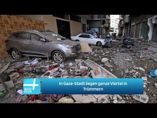In Gaza-Stadt liegen ganze Viertel in Trümmern