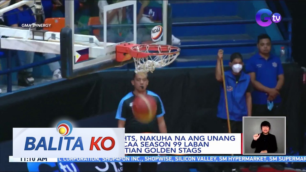 Letran Knights, nakuha na ang unang panalo sa NCAA Season 99 laban sa San Sebastian Golden Stags | BK