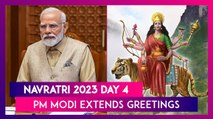 Navratri 2023 Kushmanda Puja: PM Narendra Modi Extends Festive Wishes On Day Four