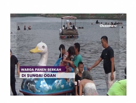 Musim Kemarau, Warga Panen Berkah dari Ramainya Sungai Ogan