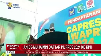 Kedatangan Anies-Imin di Markas PKB, Lakukan Doa Bersama Jelang Daftar ke KPU
