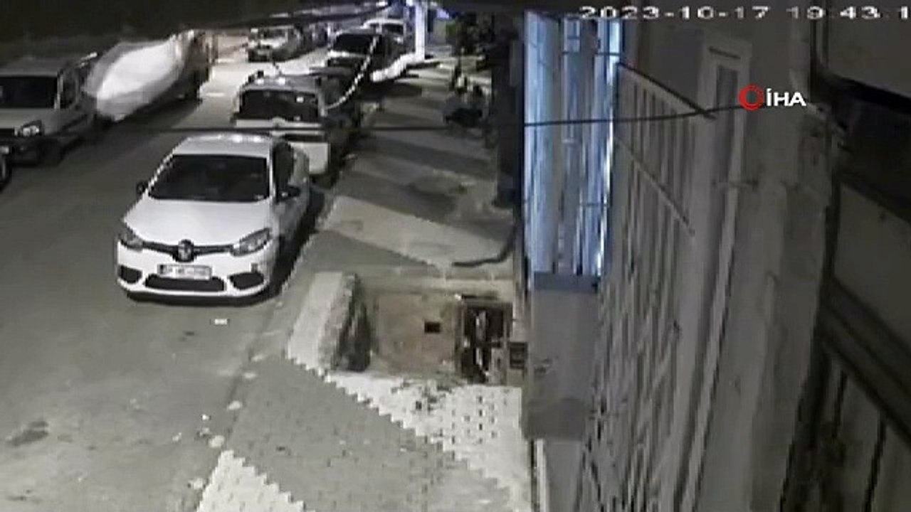 Moments intéressants de la chute de l'homme alcoolique à Arnavutköy