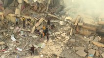 غارة إسرائيلية تدمر 3 أبراج سكنية بمدينة الزهراء جنوبي غزة