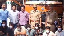 गार्ड ही निकला मास्टरमाइंड, 60 लाख के चोरी के कपड़े सहित सात बदमाश गिरफ्तार