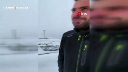Gümüşhane’nin yüksek kesimleri beyaza büründü: "6-7 santimetre kar yüksekliği var"