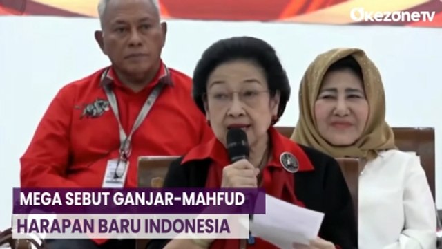 Daftarkan Ganjar-Mahfud ke KPU, Megawati: Harapan Baru Indonesia Diletakkan