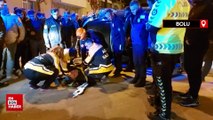 Bolu'da İki araca çarpan alkollü sürücü: El frenini çekin, araba kaymasın