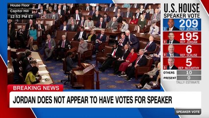 Download Video: Jim Jordan gets fewer votes in second vote for speaker than first