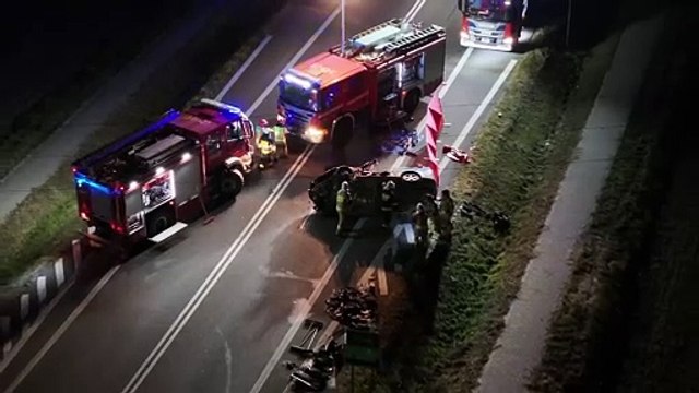Śmiertelny wypadek na DK 2