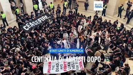 "Not in our name": centinaia di ebrei occupano il Campidoglio Usa per chiedere un cessate il fuoco