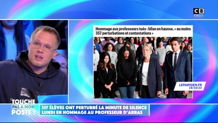 357 élèves perturbent la minute de silence en hommage au professeur d’Arras