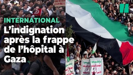 Download Video: Après la frappe sur un hôpital à Gaza, le monde arabe exprime sa colère devant les ambassades