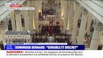 Obsèques de Dominique Bernard: des centaines de personnes suivent la retransmission de la cérémon