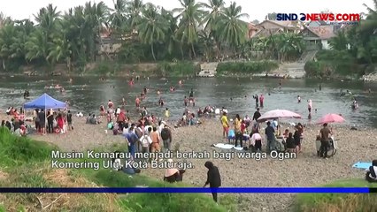 Menikmati Musim Kemarau di Sungai Ogan Sumatera Selatan