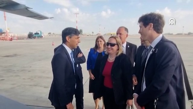 İngiltere Başbakanı Rishi Sunak İsrail'de