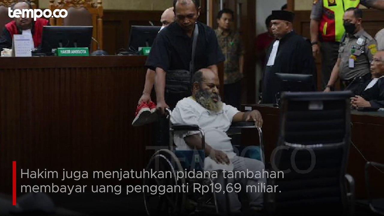 Lukas Enembe Divonis 8 Tahun Penjara, Denda Rp 500 Juta dan Bayar Pengganti Rp19,6 Miliar