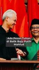 Mahfud Singgung Pesan Tuhan di Balik Baju Putih Daftar Cawapres