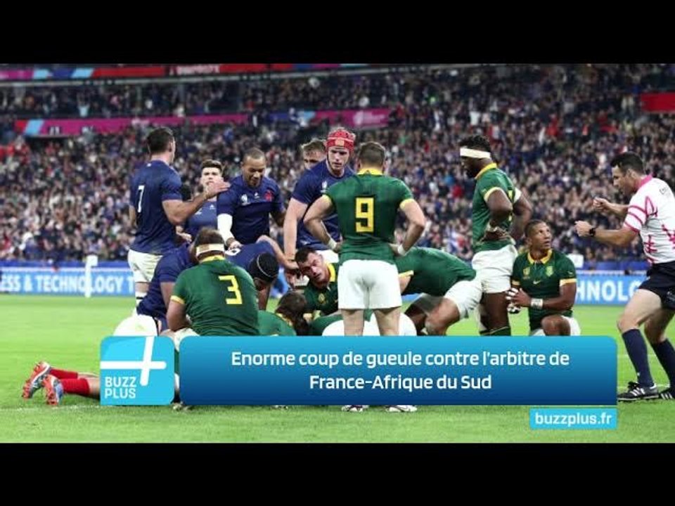 Enorme coup de gueule contre l’arbitre de France-Afrique du Sud