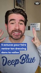 5 astuces pour faire rentrer ton dressing dans ta valise