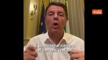 Renzi: Meloni taglia incentivi per rientro cervelli in fuga