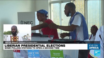 Liberia's presidential election likely headed for a run-off