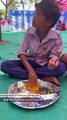 Children enjoy free nutritious meal at Mokhada Medical Healthcare Camp 2023_ Sadguru #AniruddhaBapu