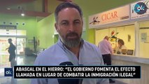 Abascal en El Hierro: “El Gobierno fomenta el efecto llamada en lugar de combatir la inmigración ilegal”
